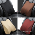 Comfortable car neck rest pillow breathable lumbar pillow